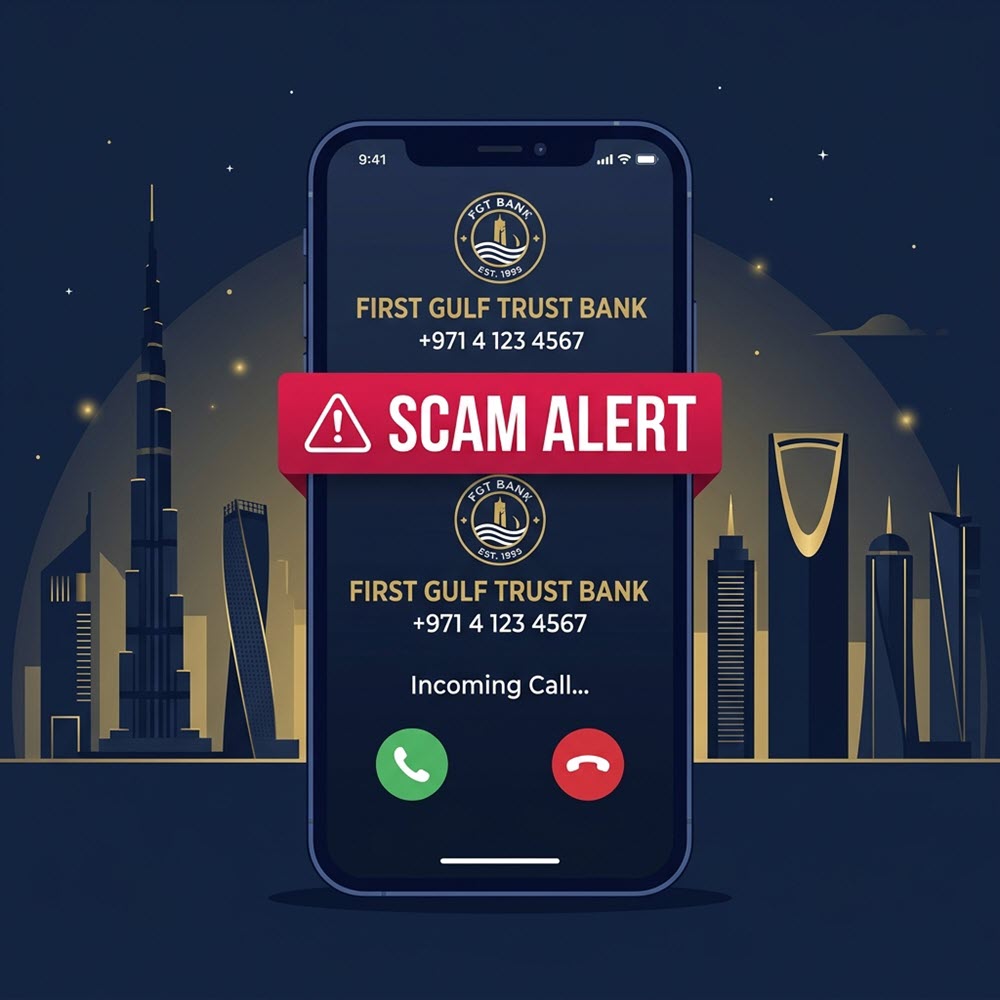 مكالمات النصب والاحتيال المالي الهاتفي في الخليج