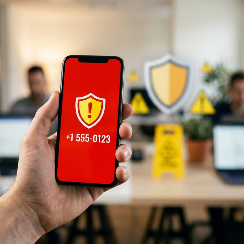 الإبلاغ عن الأرقام المزعجة وحماية المجتمع من الاحتيال الهاتفي